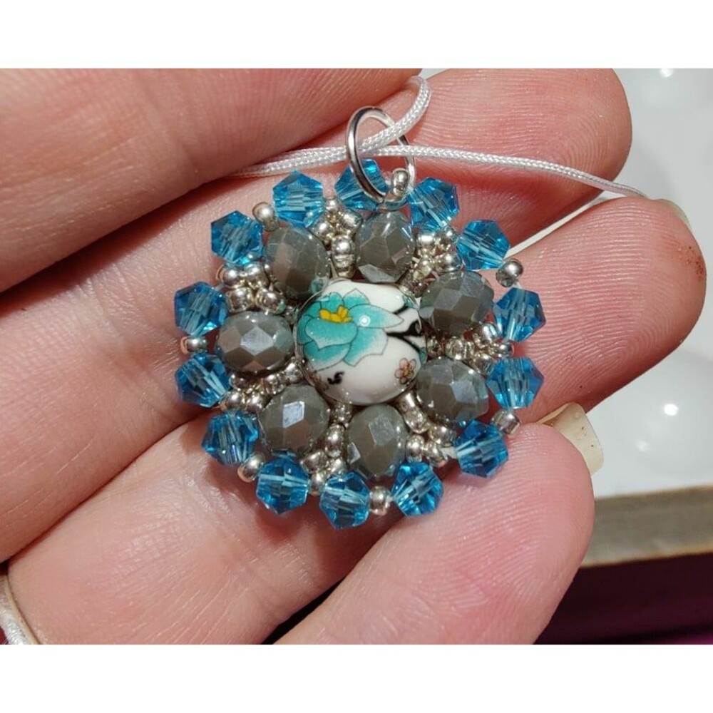 Beautiful Hand Crafted Crystal Pendant